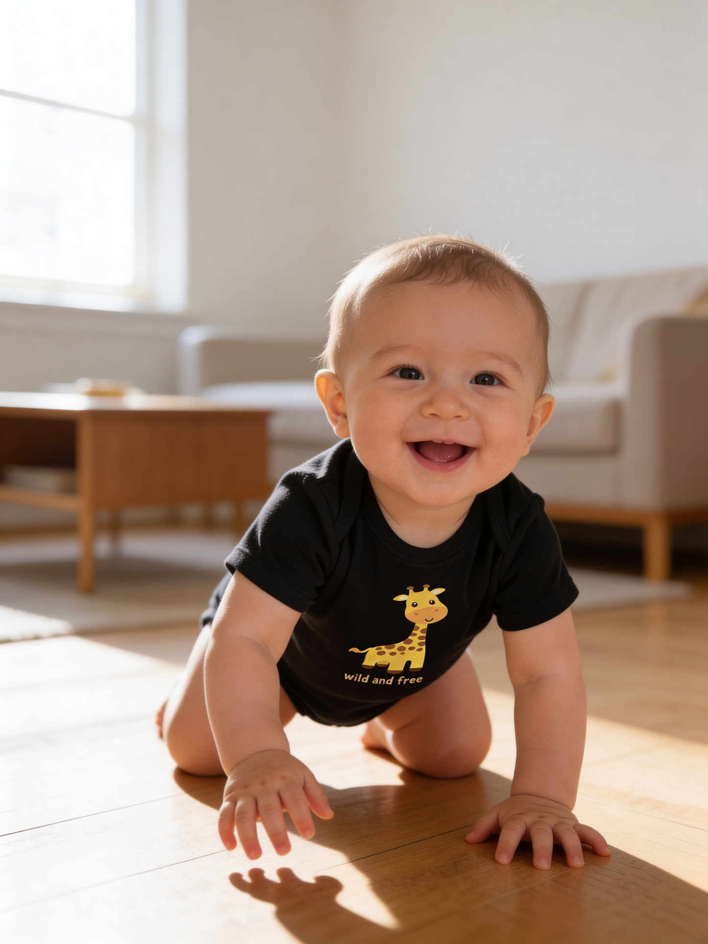 Wild and Free | organic bodysuit
