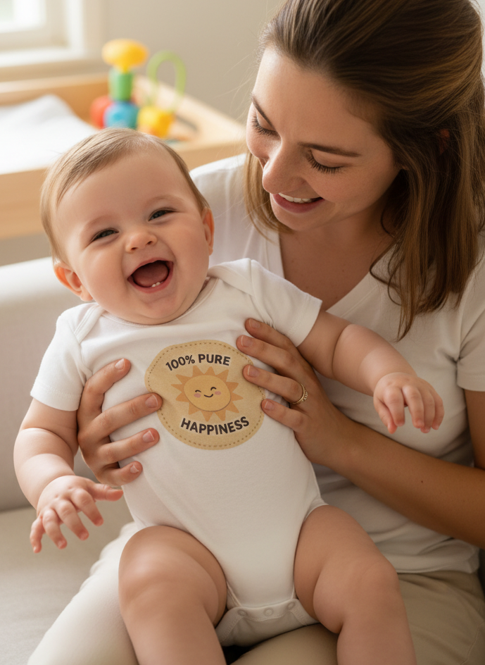 Pure Happiness | organic bodysuit