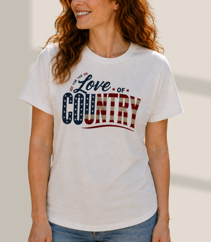 Love of Country | organic cotton T-shirt