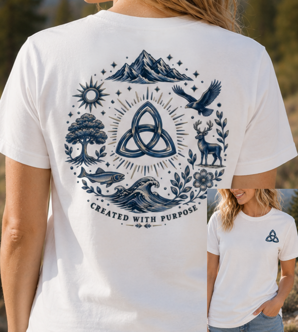 Created With Purpose | organic cotton T-shirt