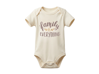Family is Everything | organic bodysuit