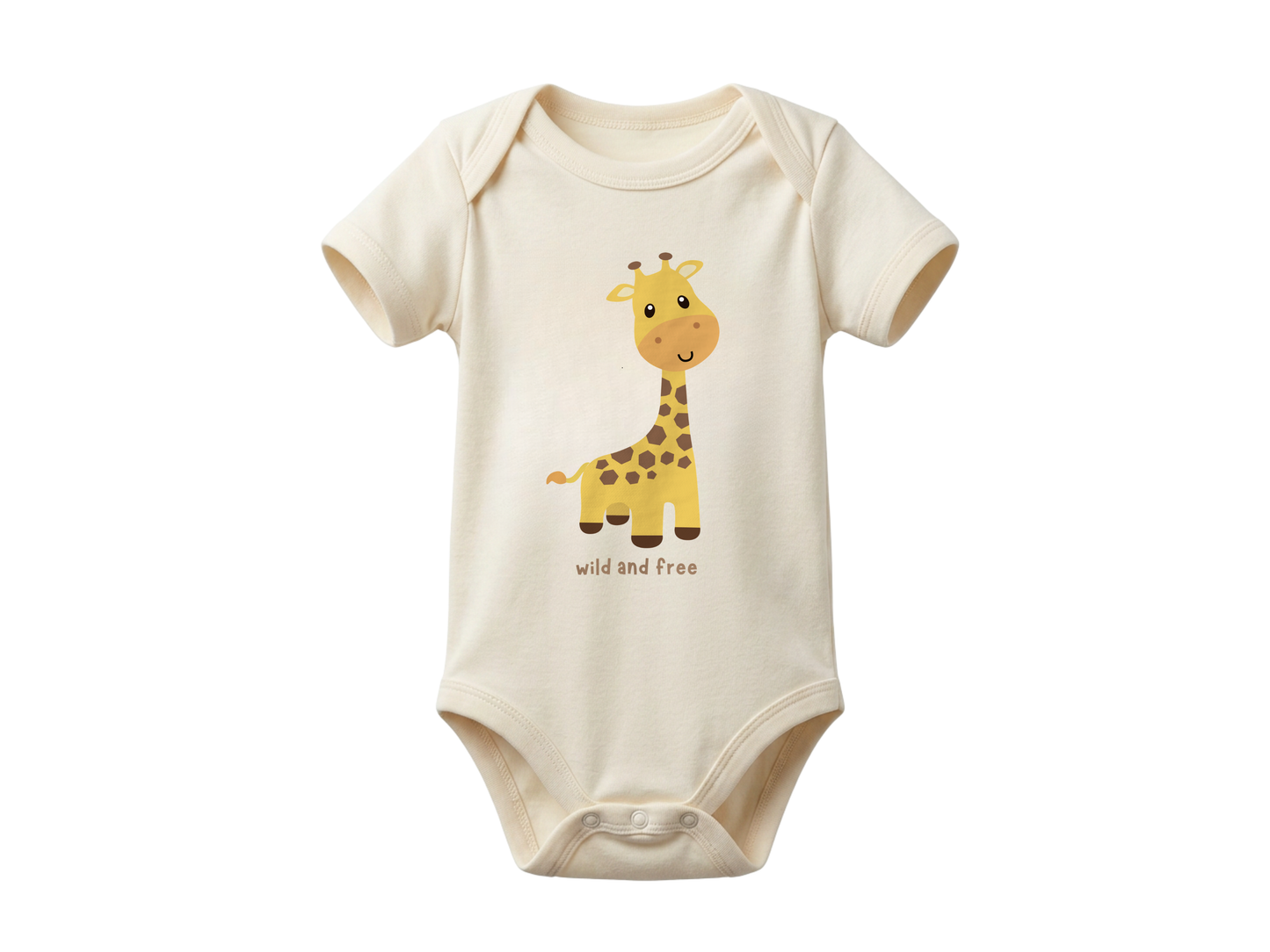 Wild and Free | organic bodysuit