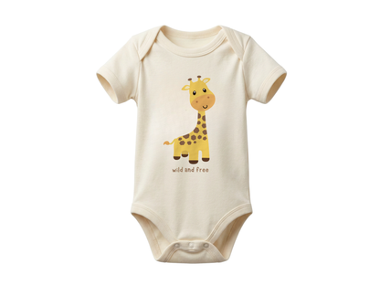 Wild and Free | organic bodysuit